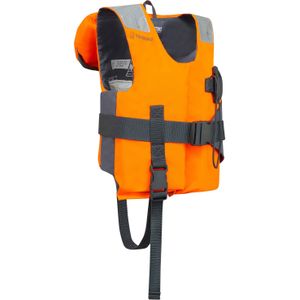 Reddingsvest voor kinderen lj100n easy 15-40 kg oranje grijs