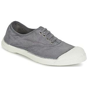 Bensimon Tennis Lacet Sneakers voor dames, laag, grijs.