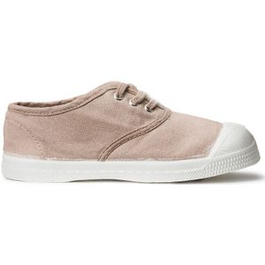 Katoenen tennisschoenen voor kinderen met vetersluiting BENSIMON� beige