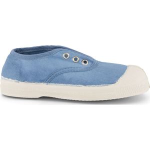 Katoenen tennisschoenen voor kinderen met vetersluiting Elly BENSIMON� jeansblauw