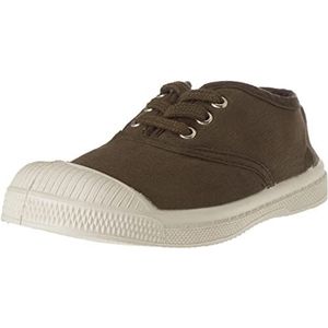 Bensimon Tennis veters; sneakers voor jongens, Khaki (stad), 35 EU