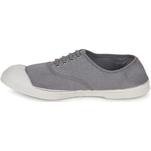 Bensimon Ten Shiny Linen, sneakers voor dames, zilver, 37 EU, zilver, 37 EU