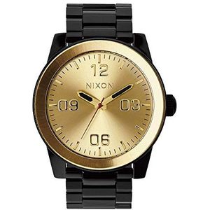 Nixon analoog kwartshorloge voor heren met roestvrij stalen armband A346010-00