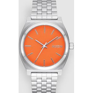 Nixon Casual horloge A045-5212-00, zilver/oranje