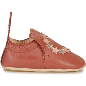 Soepele pantoffels in leer My Blublu Couronne Étoile EASY PEASY. Leer materiaal. Maten 18/19. Roze kleur