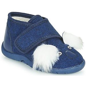 Little Mary  KOALAVELCRO  Pantoffels  kind Blauw