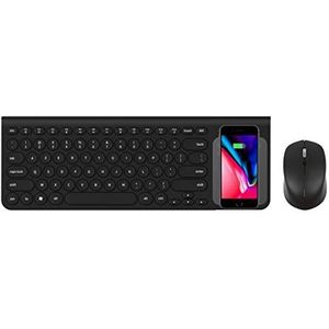 BLUETECH - MP310-133 - Pack de Clavier sans Fil Avec Induction en Souris sans Fil - zwart