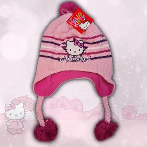 Hello Kitty muts licht roze maat 52