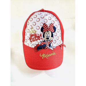 Minnie Mouse cap rood 54cm 5-10 jaar