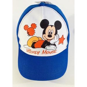 Disney Mickey Mouse cap - blauw - maat 54 cm (±5-8 jaar)