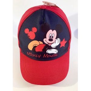 Disney Mickey Mouse cap - rood - maat 54 cm (±5-8 jaar)