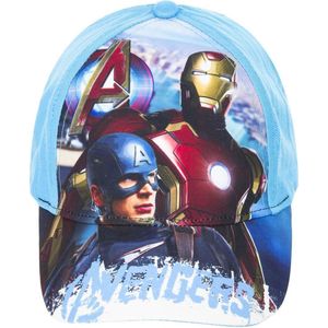 Avengers - Cap - Blauw - 52 CM