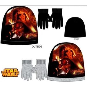 Star wars Muts + Handschoenen - Grijs - Maat 52 cm