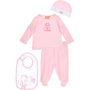Baby Geschenkset - 4-delig - Paw Patrol - Roze - 0 maanden (50 cm)