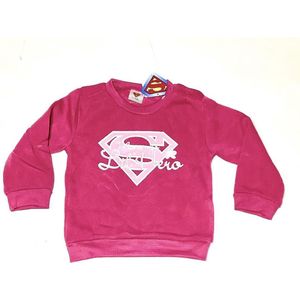 Supergirl sweater Mommy's Lil'Hero fuchsia 68