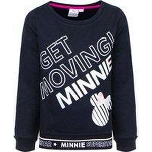 Minnie Mouse - Longsleeve - Zwart - 128cm - 8 jaar
