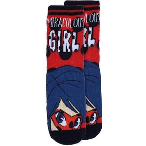 Miraculous ladybug - Badstof Antislip - maat 23-26