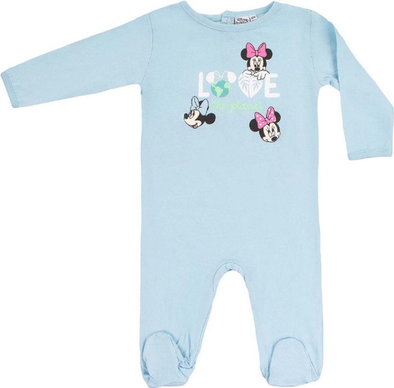 Baby - Romper Boxpakje - Blauw - Minnie Mouse - Bio Katoen