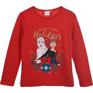 Disney- Longsleeve shirt Disney Frozen Kerst- meisjes- maat 110