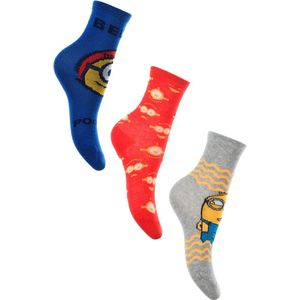 Minions - Rise of Gru - Sokken - 3 Paar - 70% Katoen