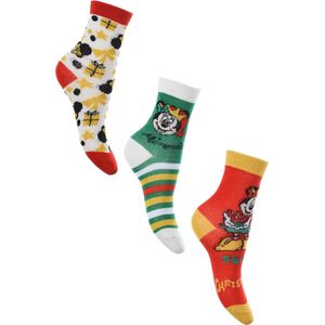 Minnie Mouse - sokken Minnie Mouse - Kerst - Meisjes - 3 paar - maat 31/34