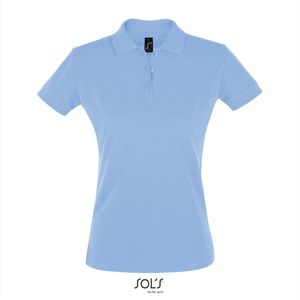 Poloshirt - Grey Melange - 100% Katoen - Nauw Aansluitende Snit