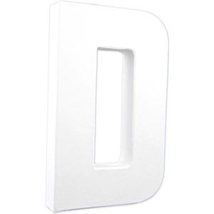 Decopatch Ecoshape letter wit 20,5 cm - letter D