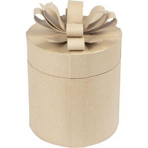 Set van 2 ronde geschenkdozen