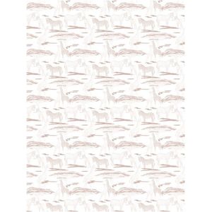 Decopatch papier wit met savannedieren
