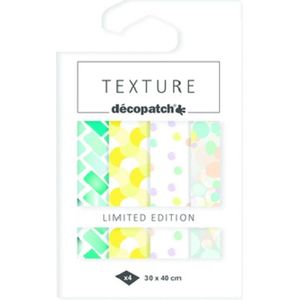 Décopatch Décopatch TD894C - zakje met 4 vellen folie - warm verguld - maatwerk en knutselen - 30 x 40 cm - ColourTherap