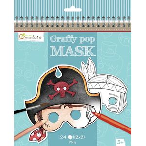 Maskers | Figuren | Karton | 24 stuks