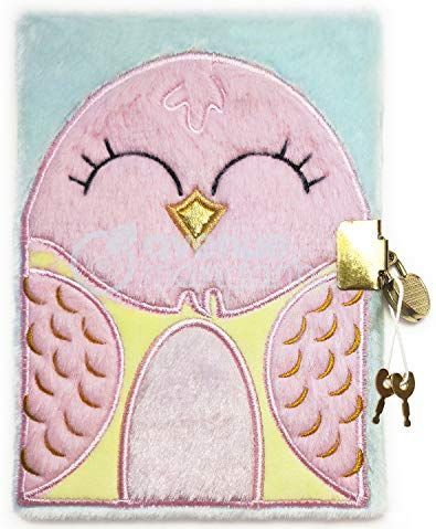 Avenue Mandarine CO210C Dagboek, vacht, 240 gelinieerde pagina's, 12,5 x 17 cm, met hangslot