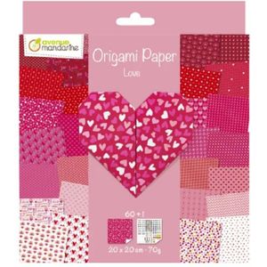 Avenue Mandarine Origamipapier love 518