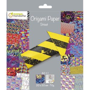 Origami Papier Street Ar - 60 Vel 70g 20 X 20 cm - met Motief