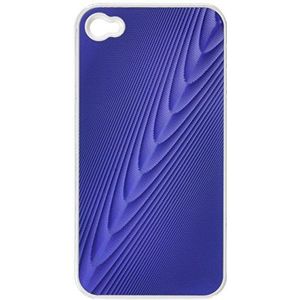 Univers GSM AXES45 beschermhoes voor iPhone 4, metaal-look, 3D, paars