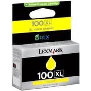 Lexmark 100XL Yellow High Yield Return Program Ink Cartridge Geel inktcartridge