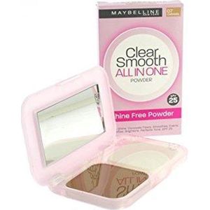 Maybeline, clear smooth - all in one powder - 07 caramel - spf 25