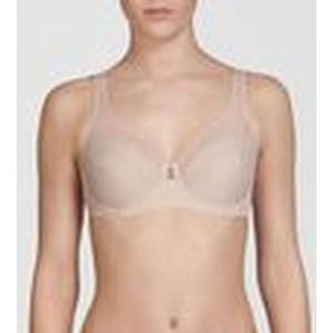 DIM - Generous - Omsluitende BH - Huidroze - Polyamide - Grote Maten