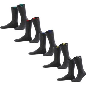 Ecodim - Kousen - Grijs - Polyester - Set van 5 Paar