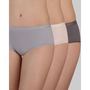 DIM - Set van 3 Damesslips - Katoen - Zwart