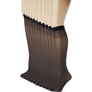 Dim Kniekousen Ecodim multipack dames x12, zwart, 35/41 EU