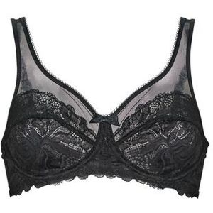 DIM - Generous - Omsluitende BH - Zwart - Polyamide
