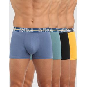 DIM - Powerful - Boxershorts - Groen, Geel, Blauw - Katoen - Set van 4