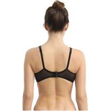 DIM - Generous Broderie - Balconette BH - Zwart - Polyamide