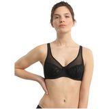 DIM - Generous Broderie - Balconette BH - Zwart - Polyamide
