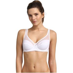 DIM - Generous - Bralette - Wit - Bio Katoen - Omsluitend Zonder Binnencups