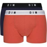 DIM Boxershorts - Rood/Denim Blauw - Katoen - Set van 2