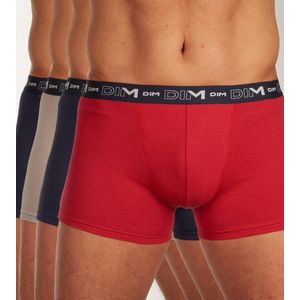DIM - Boxershorts - Blauw Rood Grijs - Katoen - Set van 4