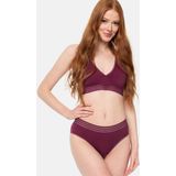DIM - Damesslip - Bordeaux - Elastische Rubberen Tailleband