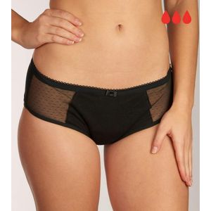 Dim Protect - Menstruatie Hipster - Zwart - Bio Katoen